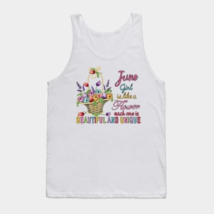 June Girl - Flower Basket Tank Top